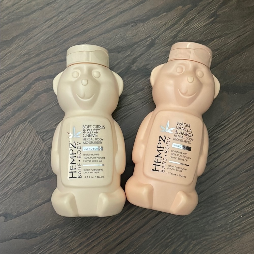 Hempz bear lotion